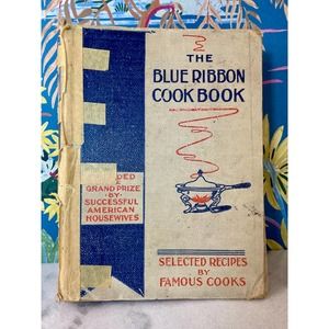 Antique Blue Ribbon Cookbook